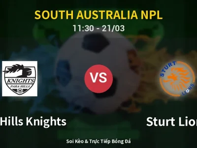 Kết Quả: Para Hills Knights 0-5 Sturt Lions – Highlight & Bàn Thắng | South Australia NPL