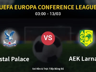 Kết Quả: Crystal Palace 0-0 AEK Larnaca – Highlight & Bàn Thắng | UEFA Europa Conference League