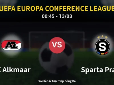 Kết Quả: AZ Alkmaar 2-1 Sparta Praha – Highlight & Bàn Thắng | UEFA Europa Conference League
