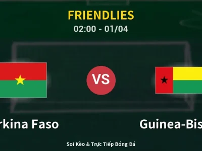 Kết Quả: Burkina Faso 1-1 Guinea-Bissau – Highlight & Bàn Thắng | Friendlies