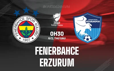 Fenerbahce vs Erzurum: Bão bàn thắng sắp đổ bộ sân Şükrü Saracoğlu? 1