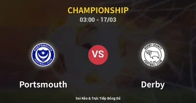 Portsmouth vs Derby 17/03