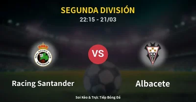 Racing Santander vs Albacete 21/03