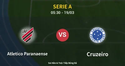 Atletico Paranaense vs Cruzeiro 19/03