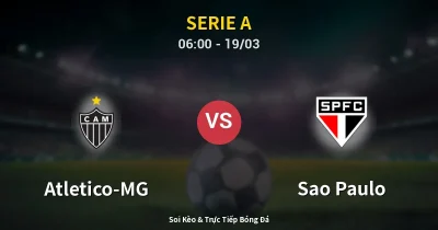 Atletico-MG vs Sao Paulo 19/03