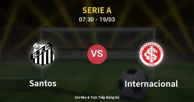 Santos vs Internacional 19/03