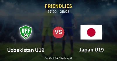 Uzbekistan U19 vs Japan U19 25/03