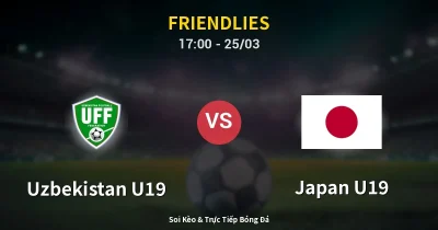 Uzbekistan U19 vs Japan U19 25/03