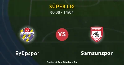 Eyüpspor vs Samsunspor 14/04